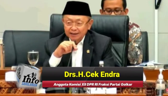 Drs.H Cek Endra Komisi XII DPR-RI, Pimpin Audiensi Dialog Konstruktif
